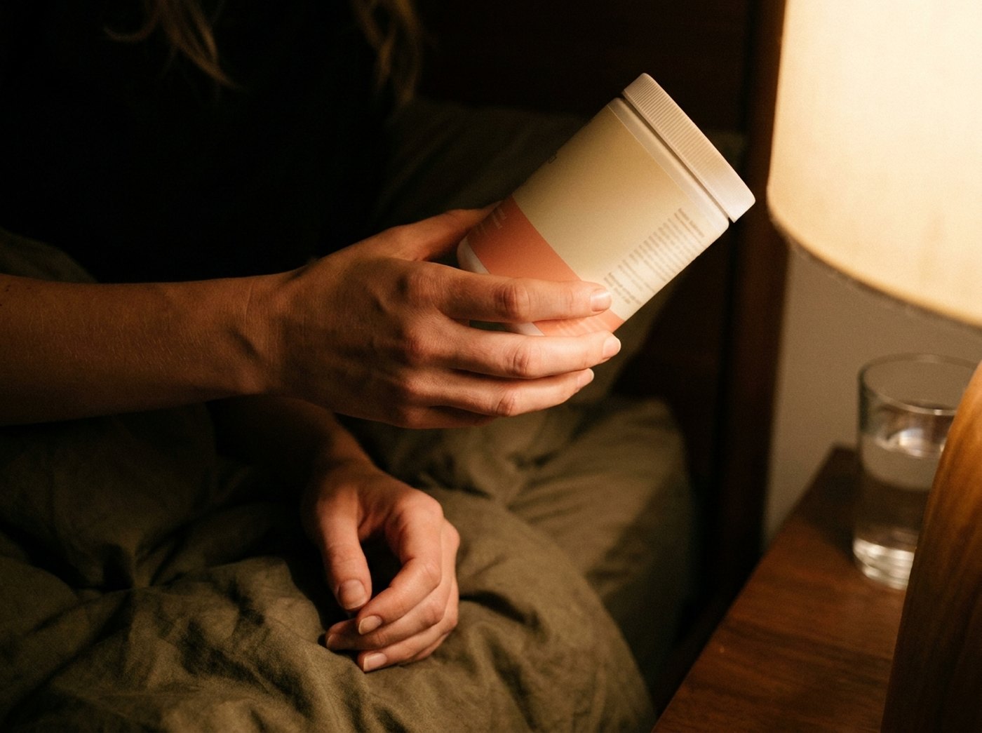 Two hands turning a Soft Friday tub to read the ingredient panel